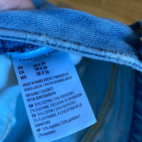 Blue American eagles Jean - Picture 4 of 6